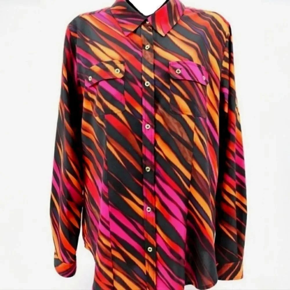 Calvin Klein Women's Button-Down Blouse